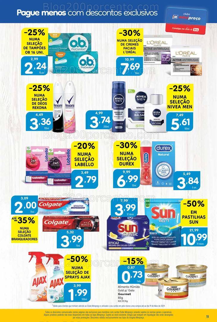 Antevisão Folheto MINIPREÇO Promoções de 16 a 22 maio