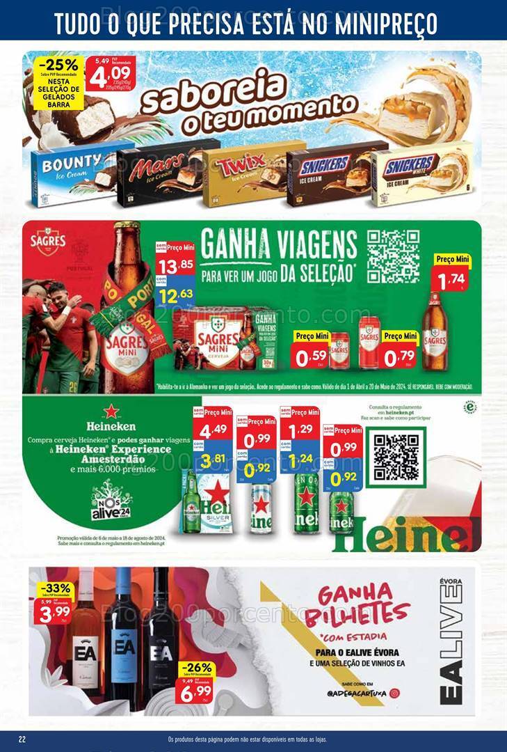 Antevisão Folheto MINIPREÇO Promoções de 16 a 22 maio