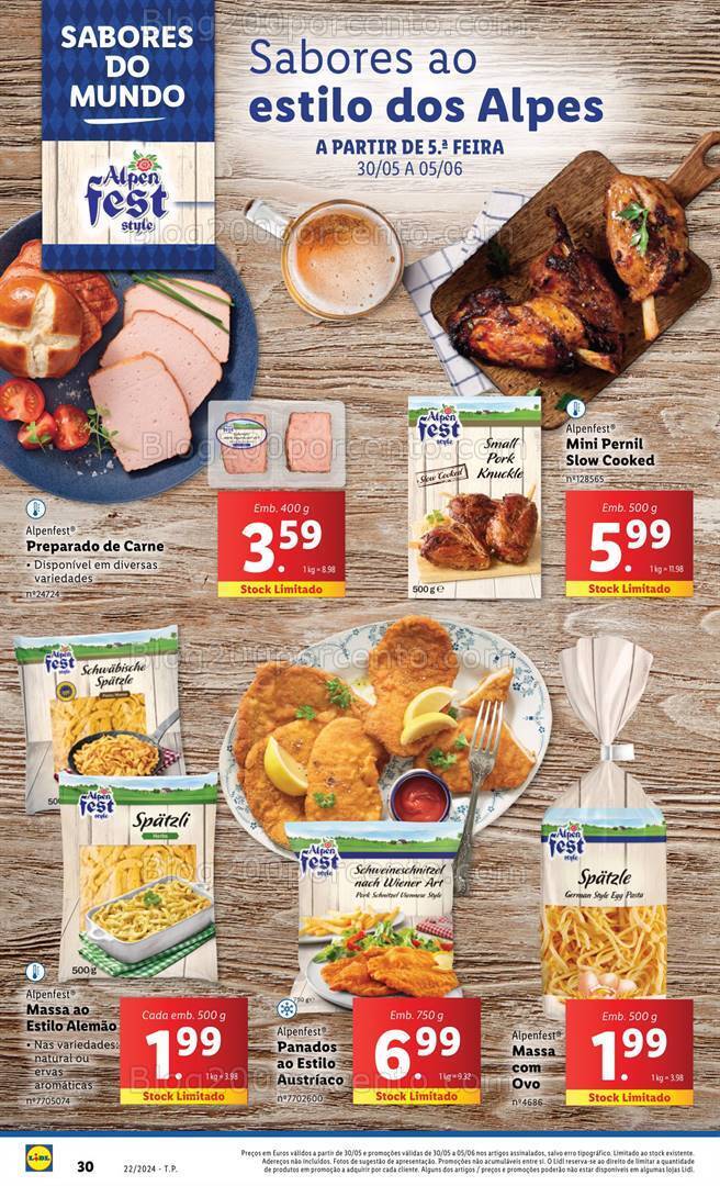 Antevisão Folheto LIDL Sabores do Mundo Alpes Promoções de 30 maio a 5 junho