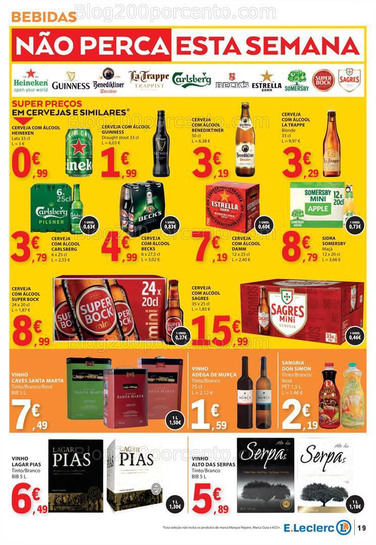 Antevisão Folheto E-LECLERC Promoções de 30 maio a 5 junho