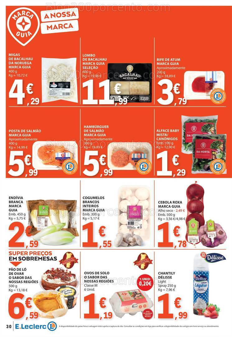 Antevisão Folheto E-LECLERC Promoções de 30 maio a 5 junho