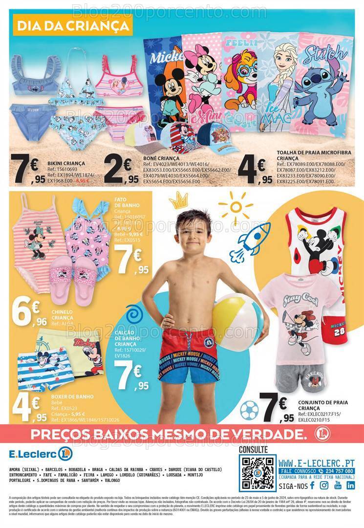 Antevisão Folheto E-LECLERC Bazar Promoções de 23 maio a 5 junho