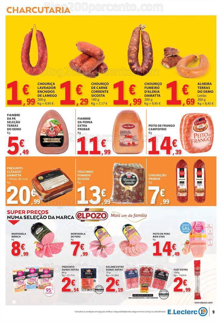 Antevisão Folheto E-LECLERC Semanal Promoções de 23 a 29 maio
