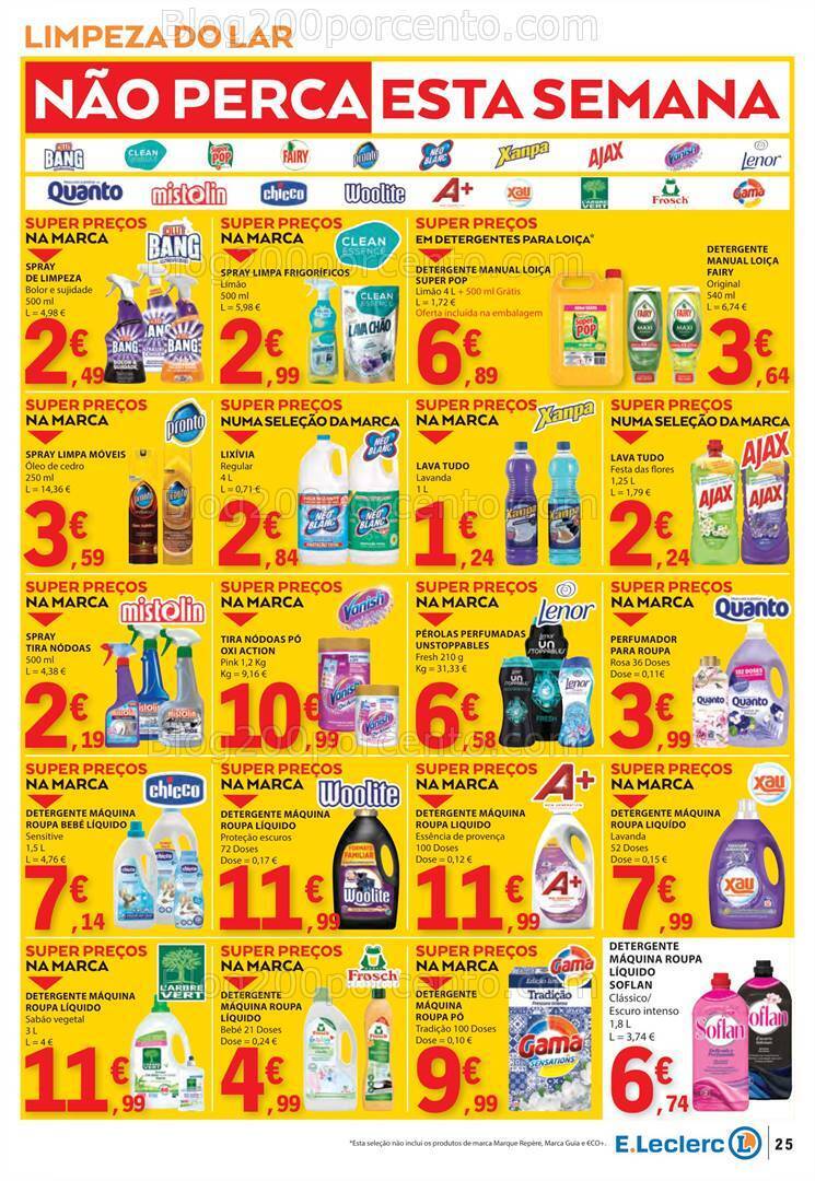 Antevisão Folheto E-LECLERC Semanal Promoções de 23 a 29 maio