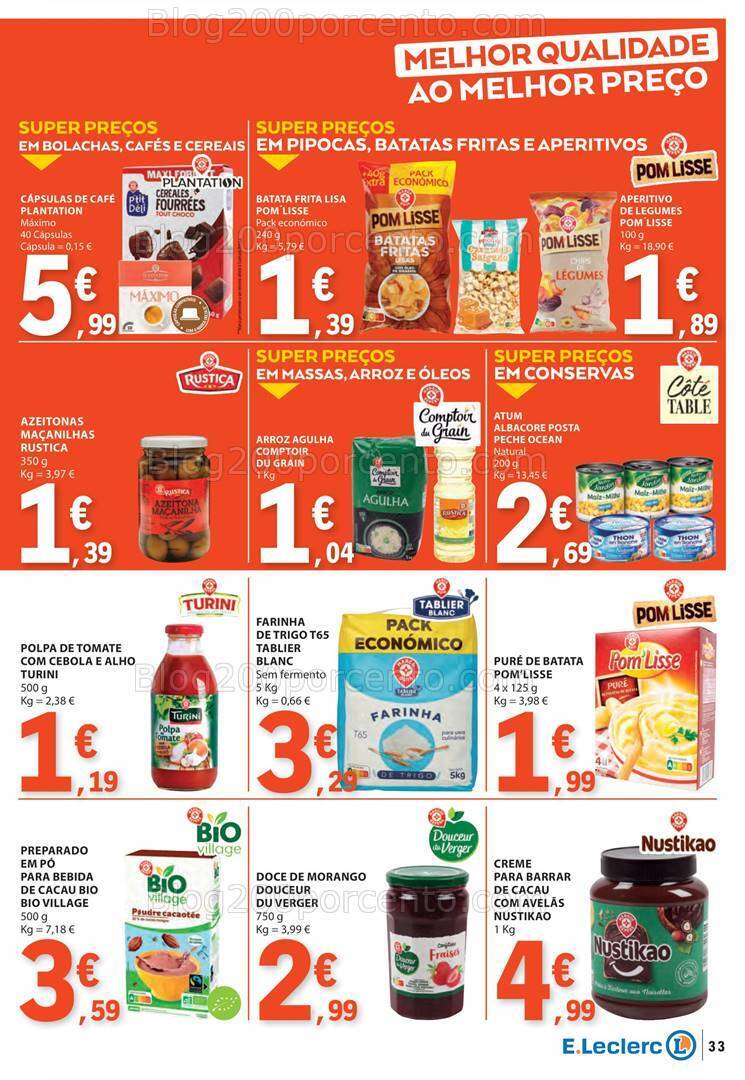 Antevisão Folheto E-LECLERC Semanal Promoções de 23 a 29 maio