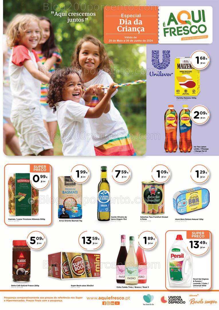Antevisão Folheto AQUI É FRESCO Promoções a partir de 29 maio a 9 junho
