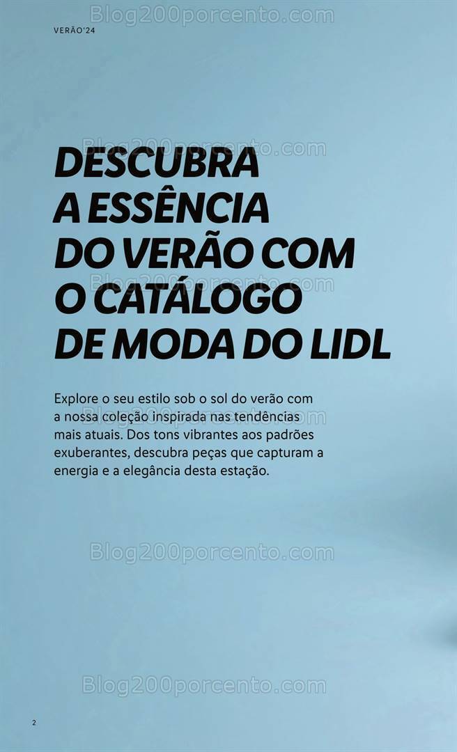 Antevisão Folheto LIDL Especial Esmara Moda Verão Promoções a partir de 3 junho
