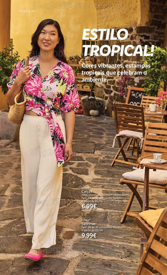Antevisão Folheto LIDL Especial Esmara Moda Verão Promoções a partir de 3 junho