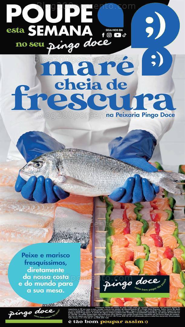 Antevisão Folheto PINGO DOCE Peixaria Promoções até 27 maio