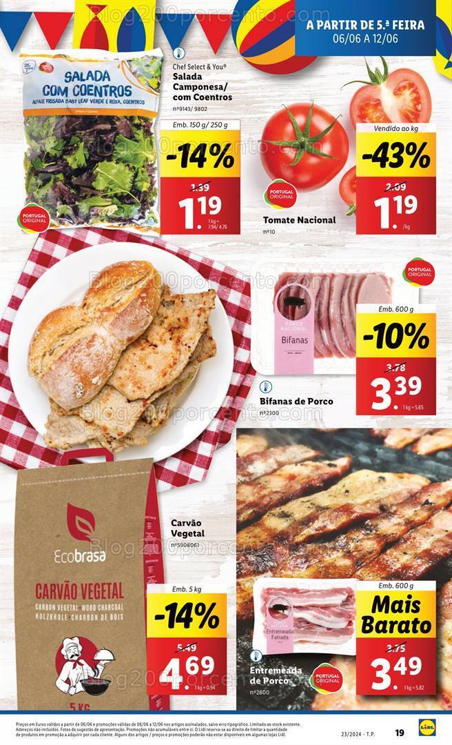 Antevisão Folheto LIDL Promoções a partir de 6 a 12 junho