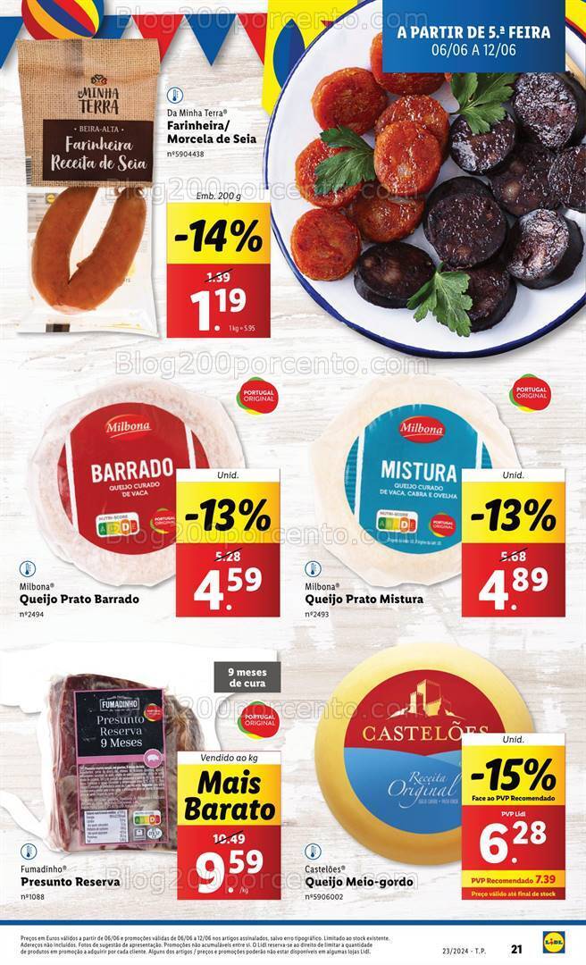 Antevisão Folheto LIDL Promoções a partir de 6 a 12 junho