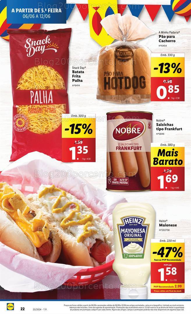 Antevisão Folheto LIDL Promoções a partir de 6 a 12 junho