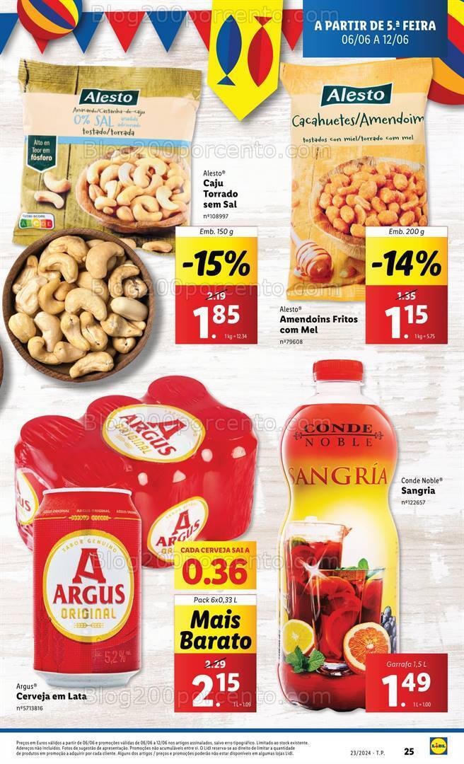 Antevisão Folheto LIDL Promoções a partir de 6 a 12 junho