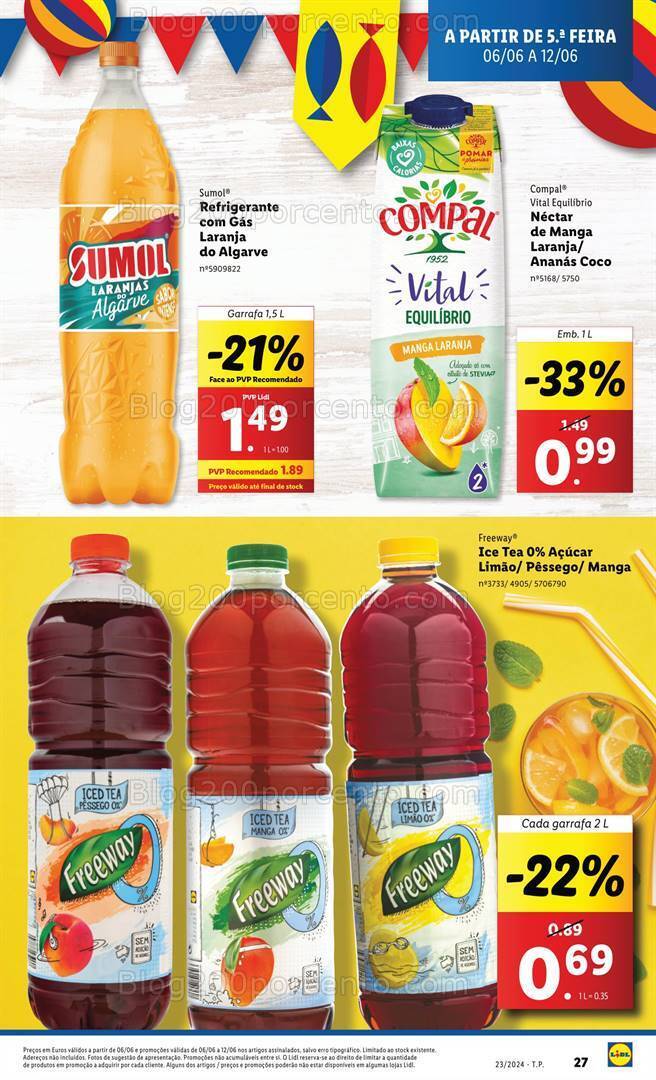 Antevisão Folheto LIDL Promoções a partir de 6 a 12 junho