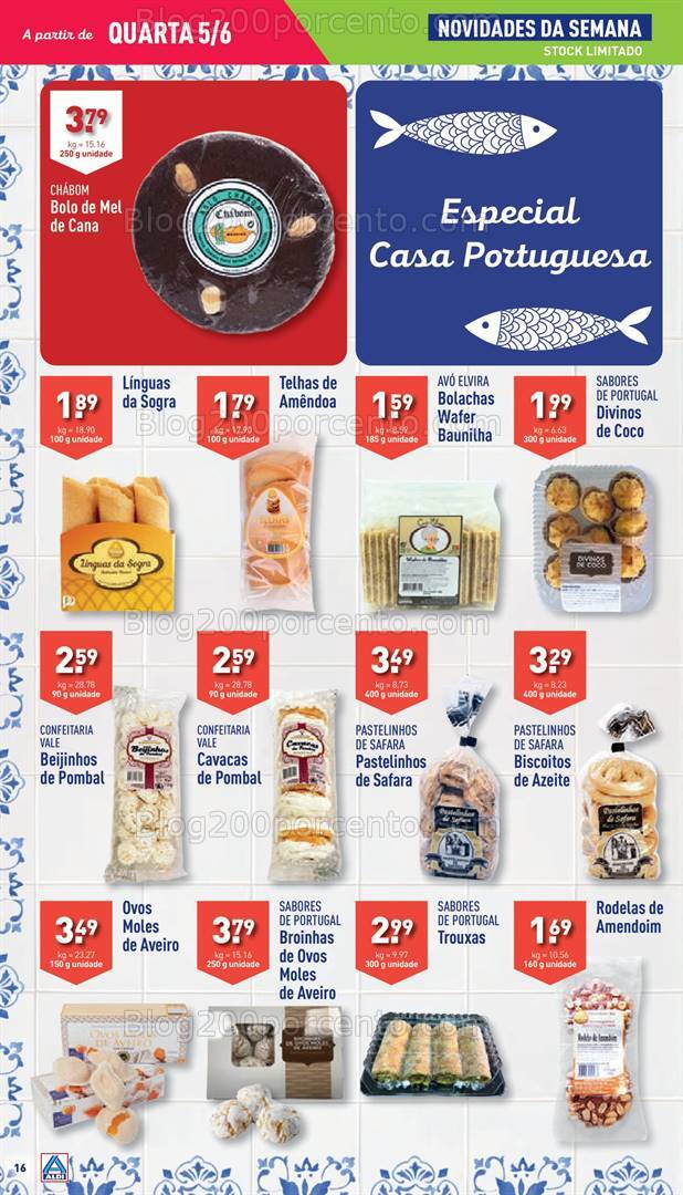 Antevisão Folheto ALDI Especial Semana Portuguesa Promoções de 5 a 11 junho