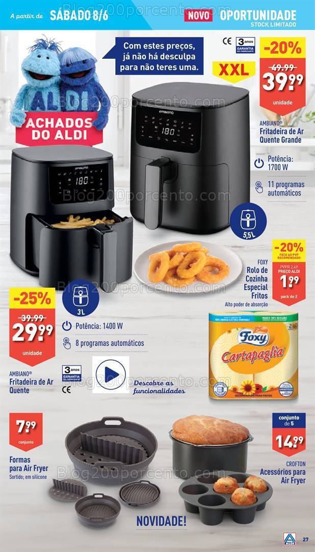 Antevisão Folheto ALDI Promoções de 5 a 11 junho