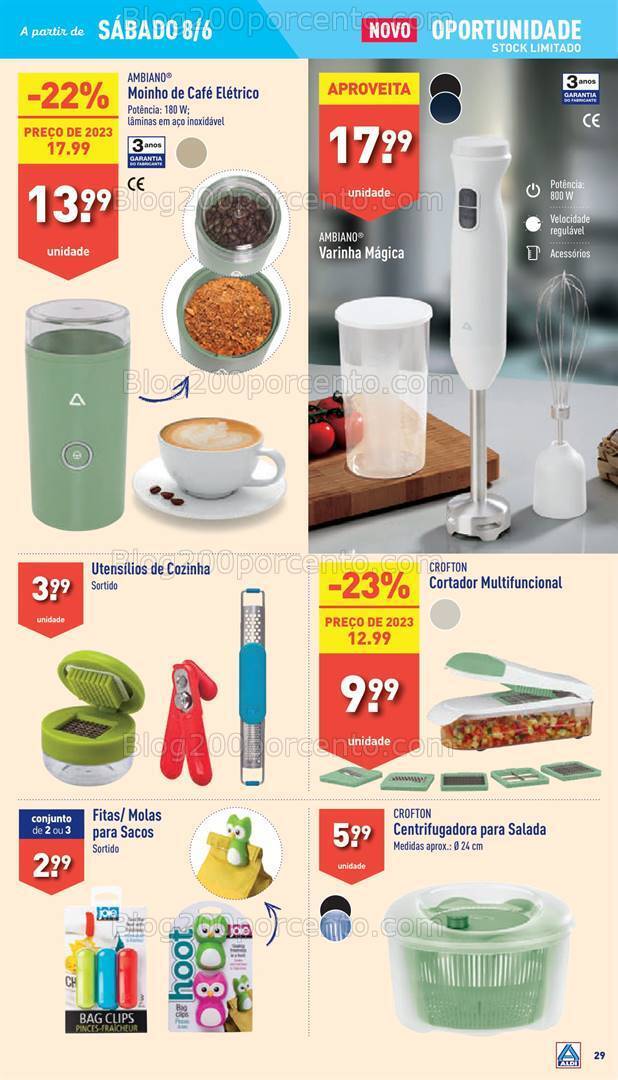 Antevisão Folheto ALDI Promoções de 5 a 11 junho