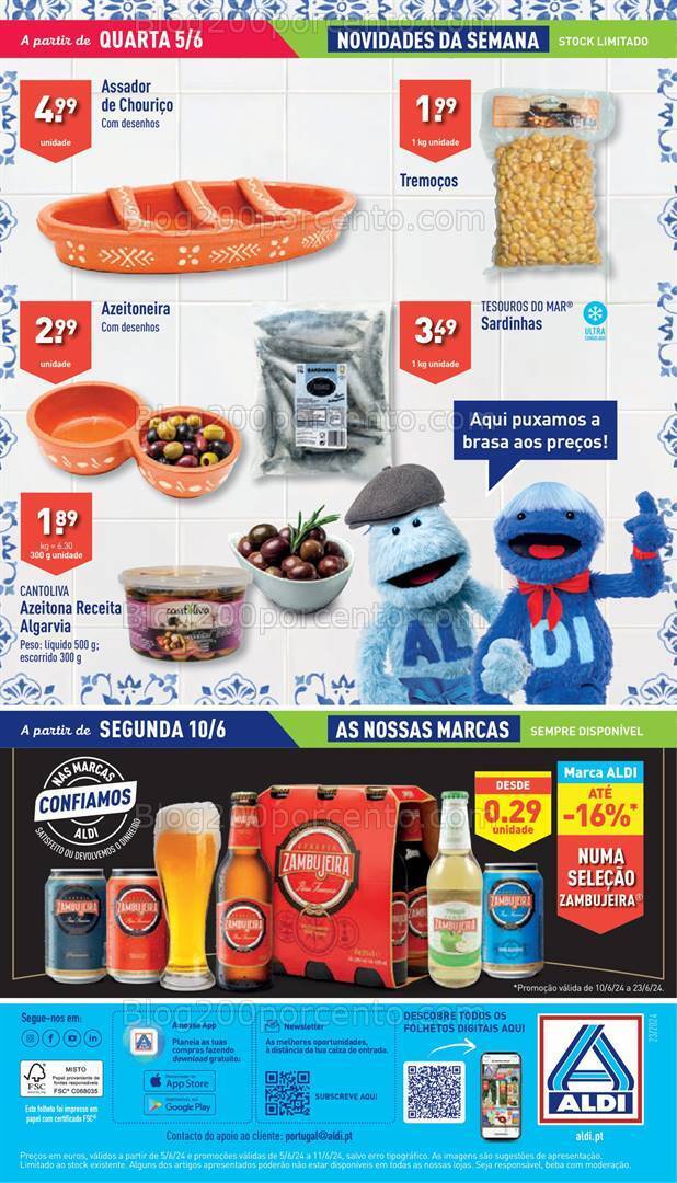 Antevisão Folheto ALDI Promoções de 5 a 11 junho