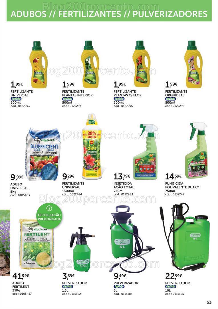 Antevisão Folheto AGRILOJA Catálogo Jardim Promoções até 21 de Julho