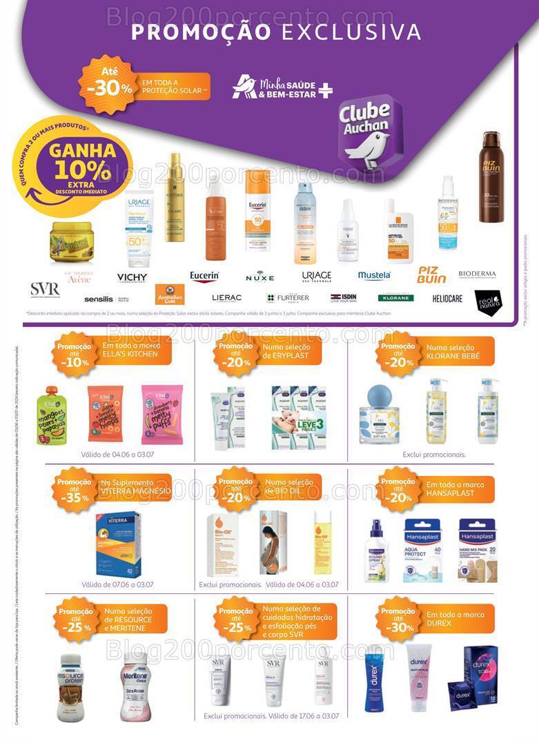 Antevisão Folheto AUCHAN Saúde e Bem Estar Promoções de 3 junho a 3 junho