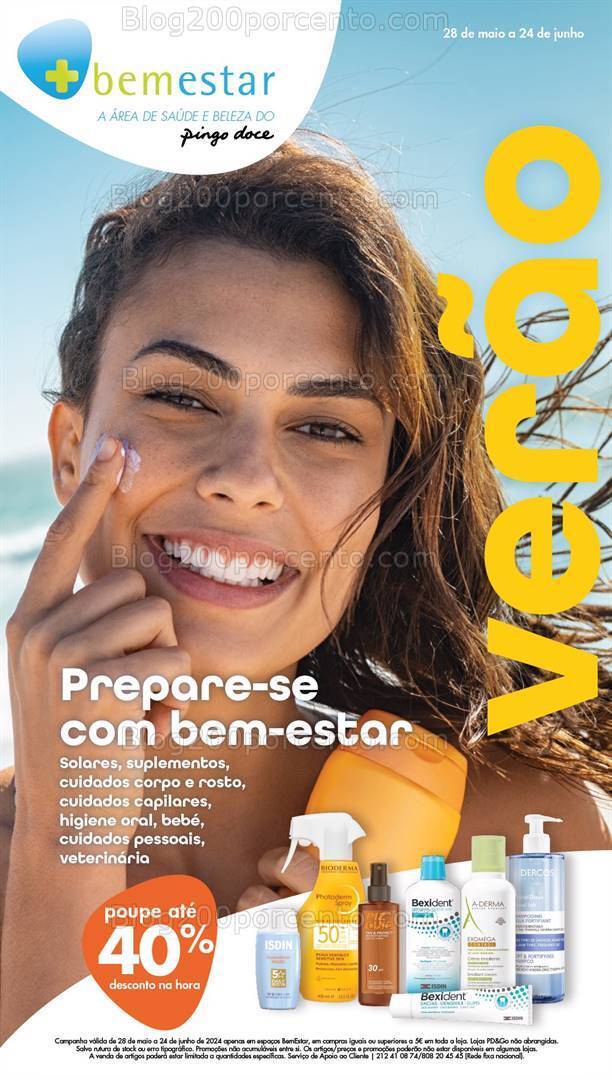Antevisão Folheto PINGO DOCE Bem Estar Verão Promoções de 28 maio a 24 junho