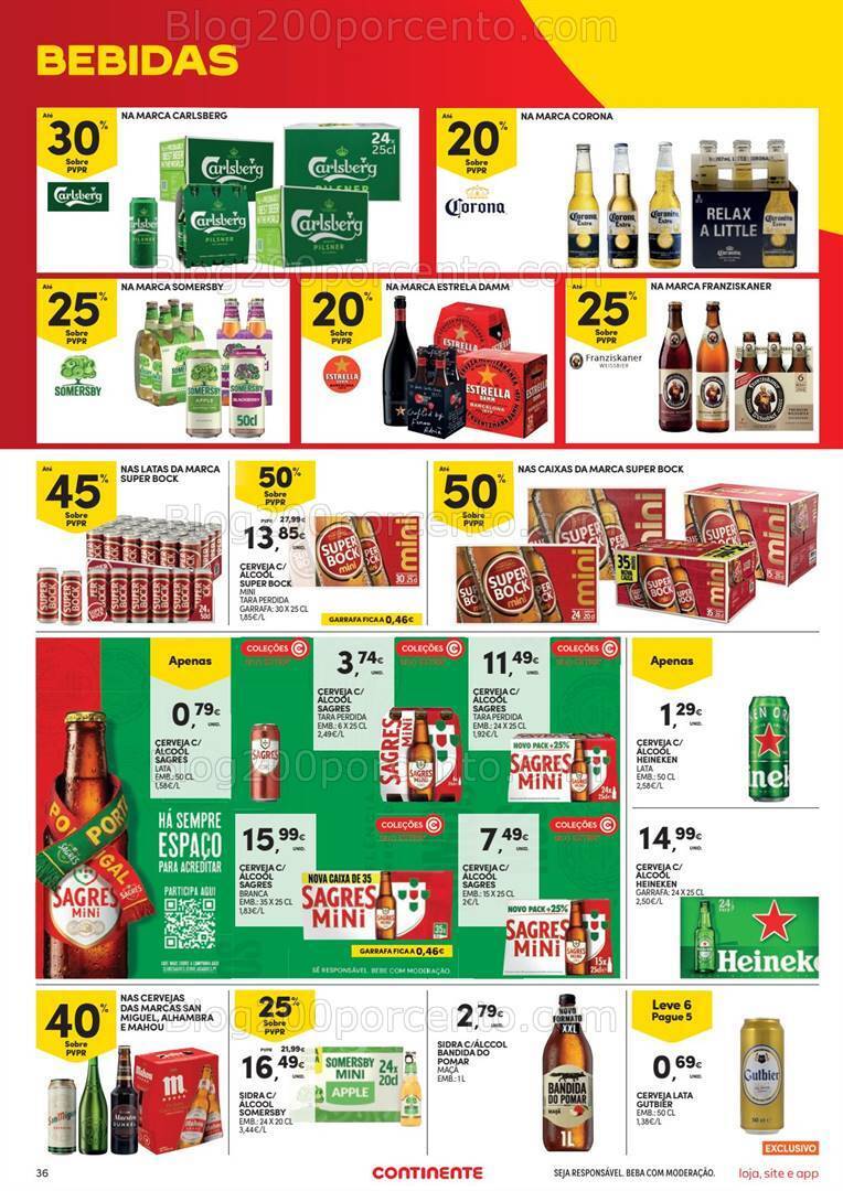 Antevisão Folheto CONTINENTE Promoções de 4 a 10 junho