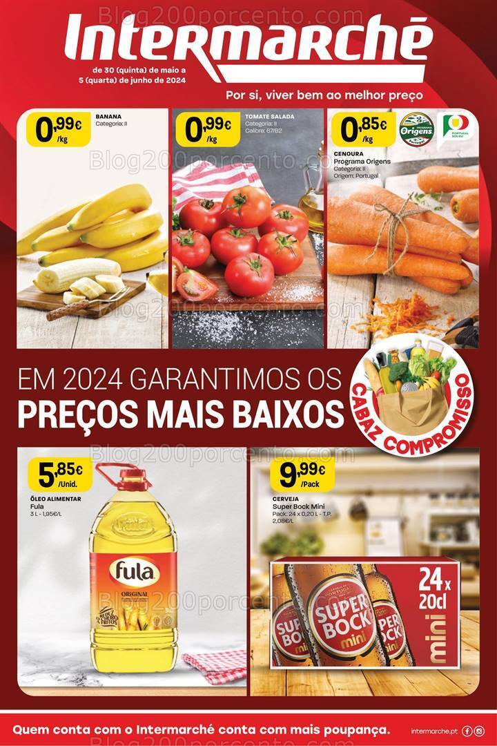 Antevisão Folheto INTERMARCHÉ Promoções de 30 maio a 5 junho