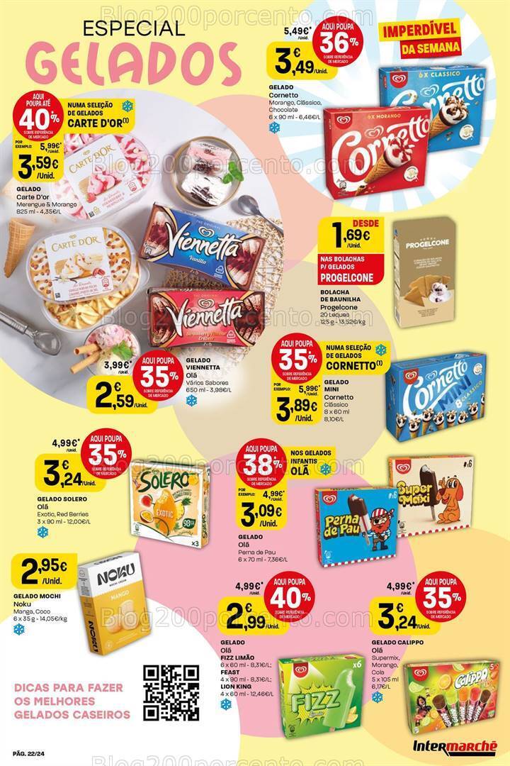 Antevisão Folheto INTERMARCHÉ Especial Gelados Promoções de 30 maio a 5 junho
