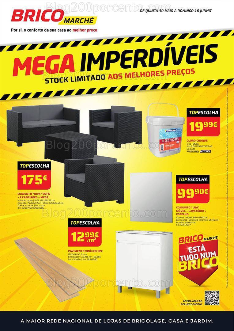 Antevisão Folheto BRICOMARCHÉ Promoções de 30 maio a 16 junho
