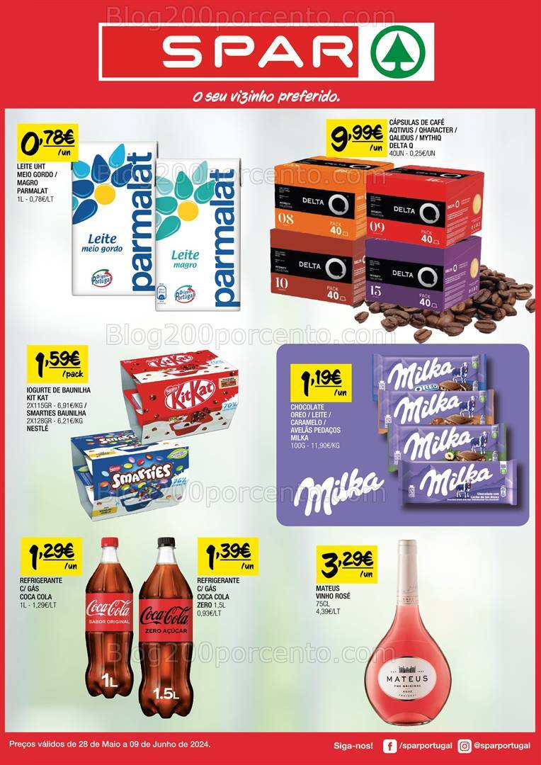 Antevisão Folheto SPAR Promoções de 28 maio a 9 junho