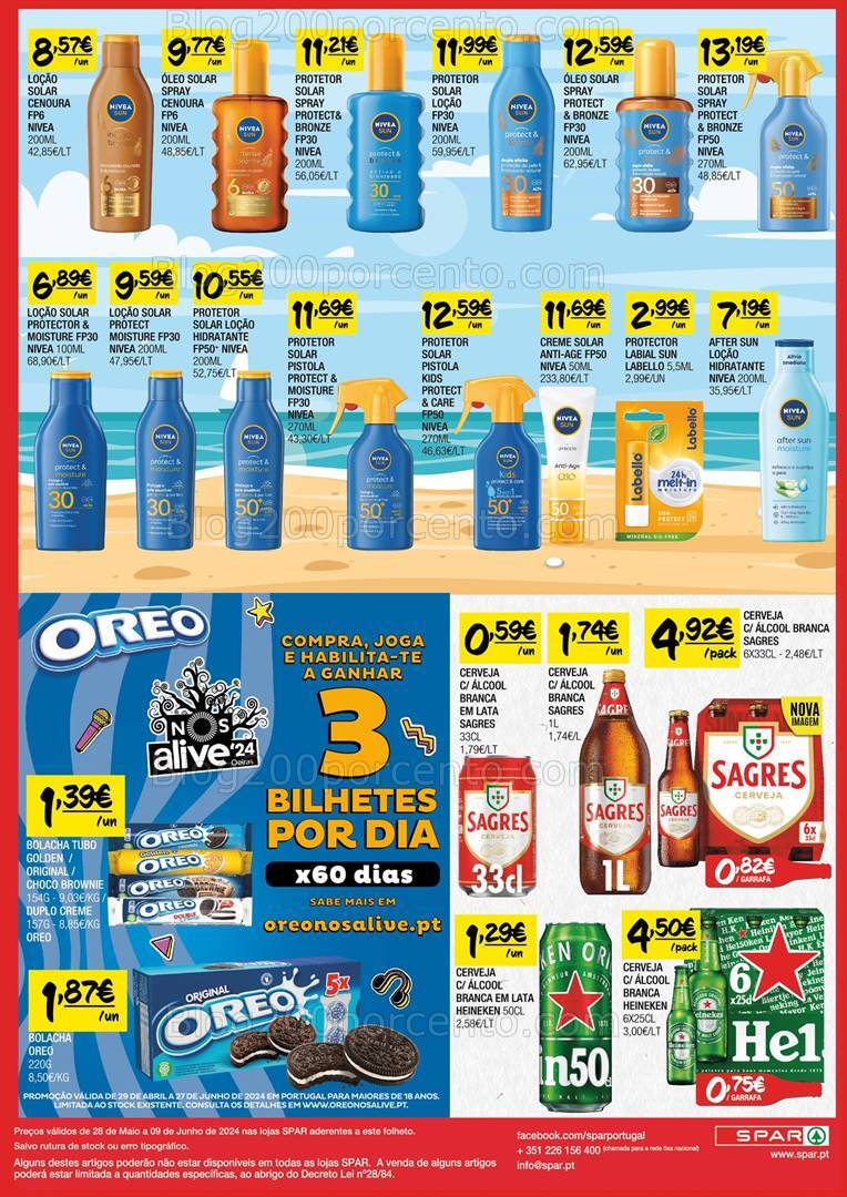 Antevisão Folheto SPAR Promoções de 28 maio a 9 junho