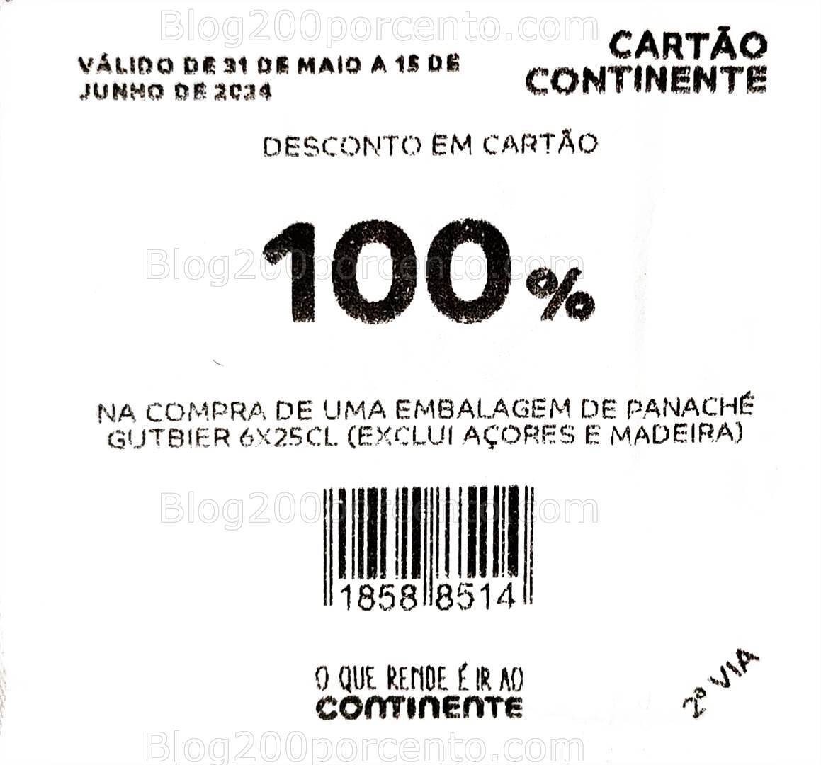 ALERTA - Estão de volta os descontos de 100% ao CONTINENTE!