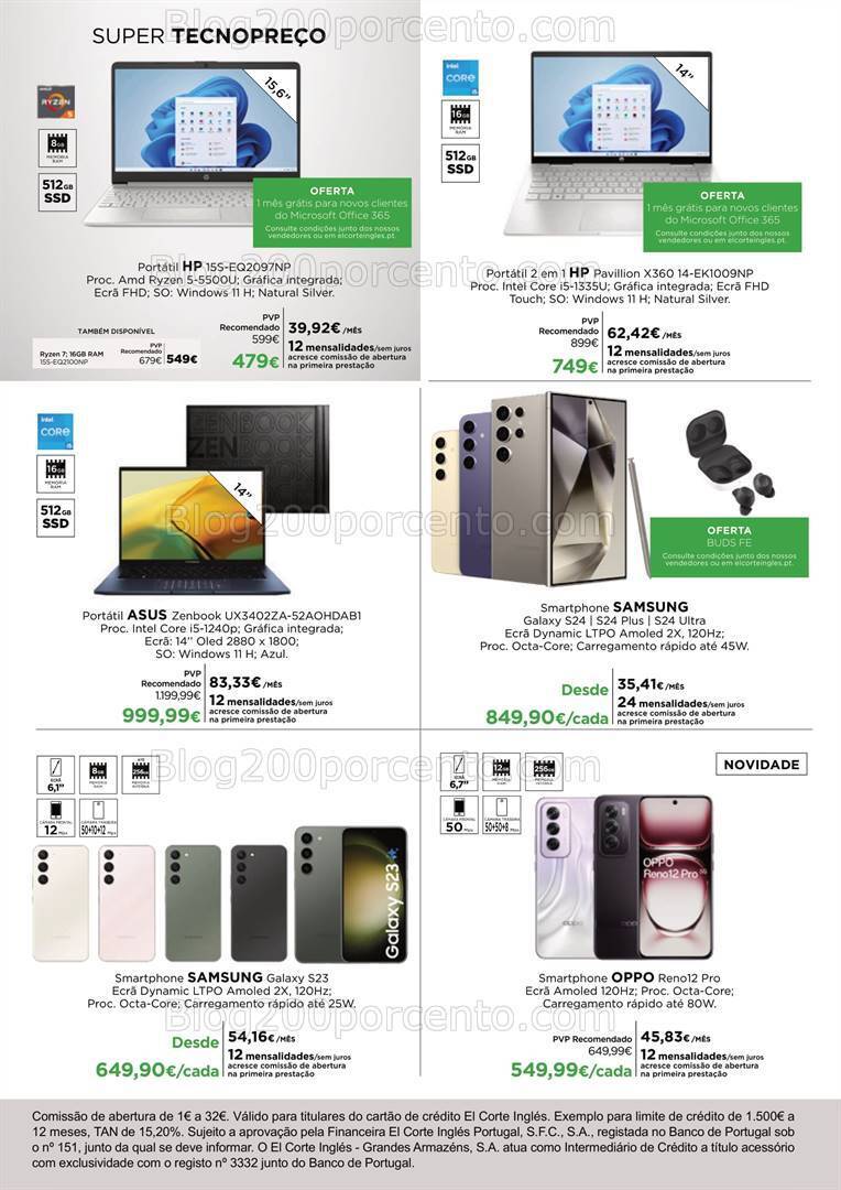 Antevisão Folheto EL CORTE INGLÉS Promoções de 20 a 30 junho