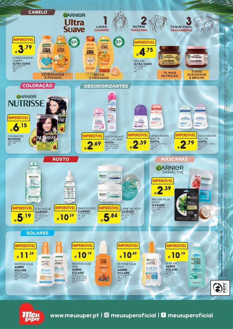 Antevisão Folheto MEU SUPER Beleza Promoções de 26 junho a 15 julho