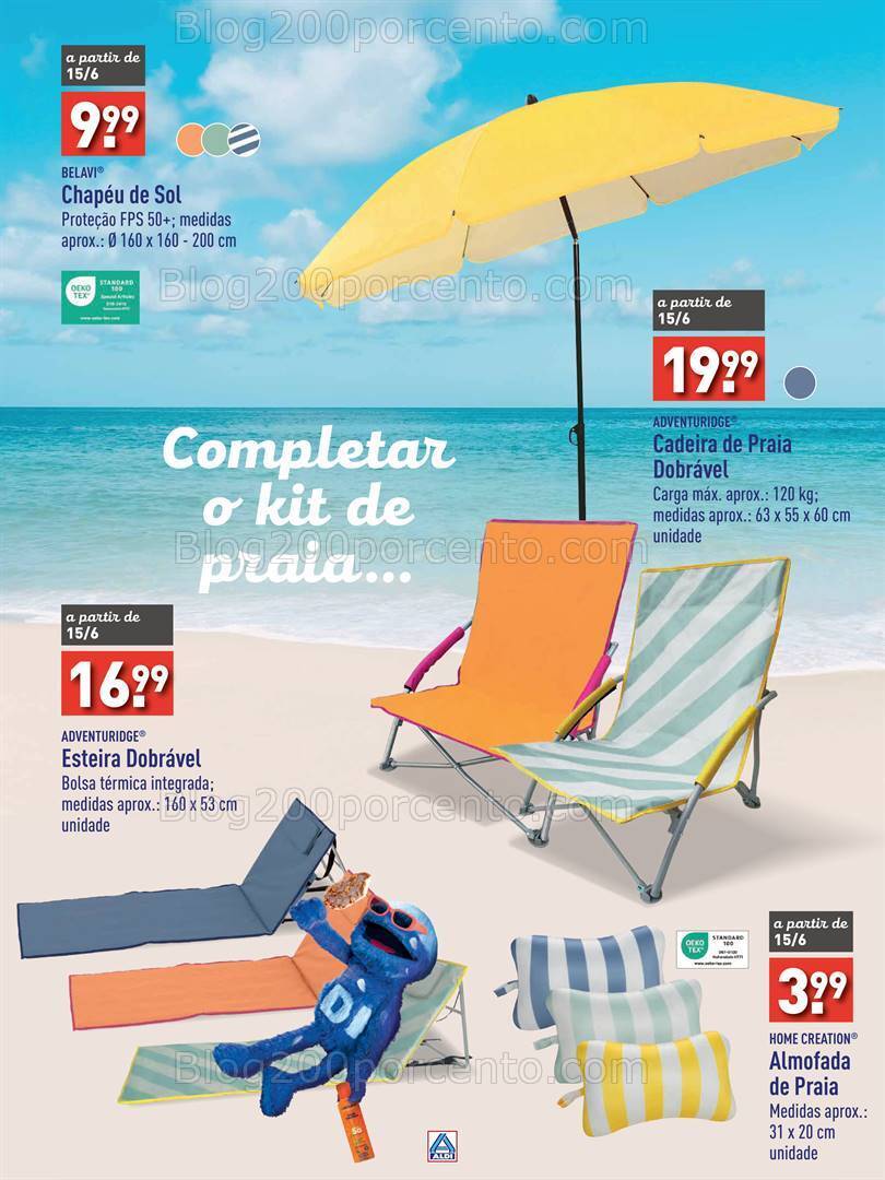 Antevisão Folheto ALDI Especial Verão Promoções de a partir de 7 junho