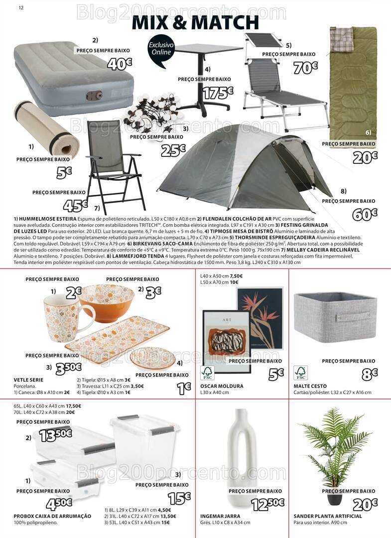 Antevisão Folheto JYSK Saldos de Verão Promoções até 26 junho