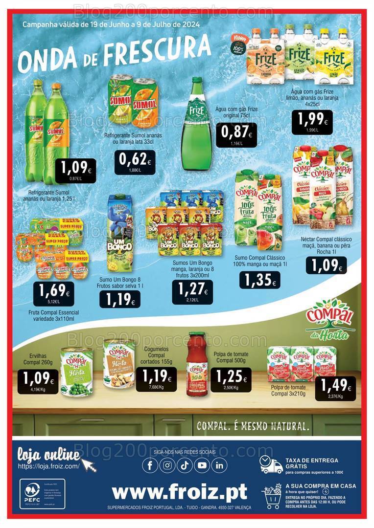 Antevisão Folheto FROIZ Promoções de 19 junho a 9 julho