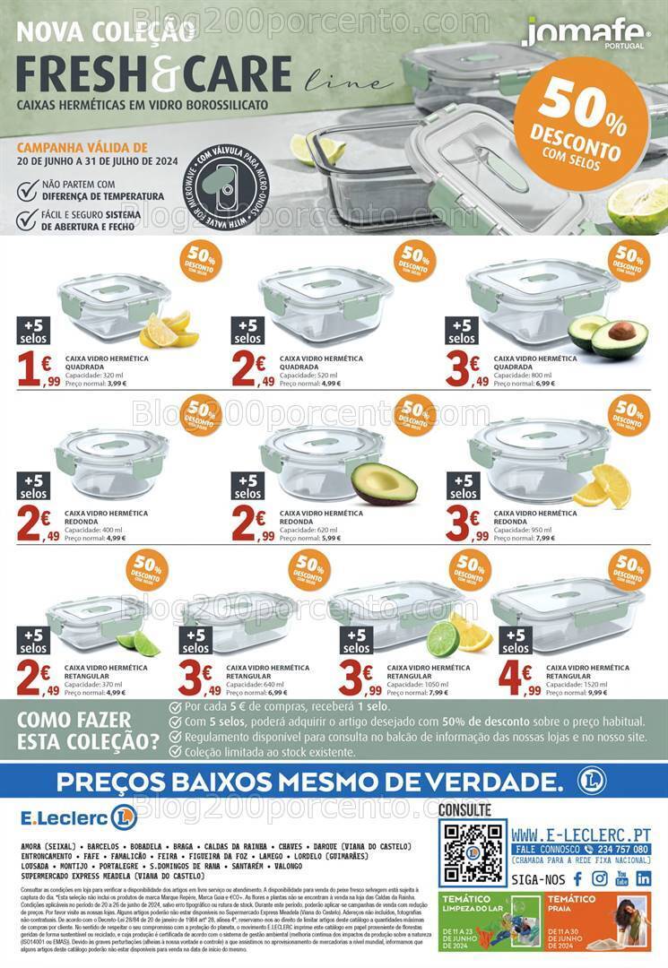 Antevisão Folheto E-LECLERC Especial Marca Própria Promoções de 20 a 26 junho