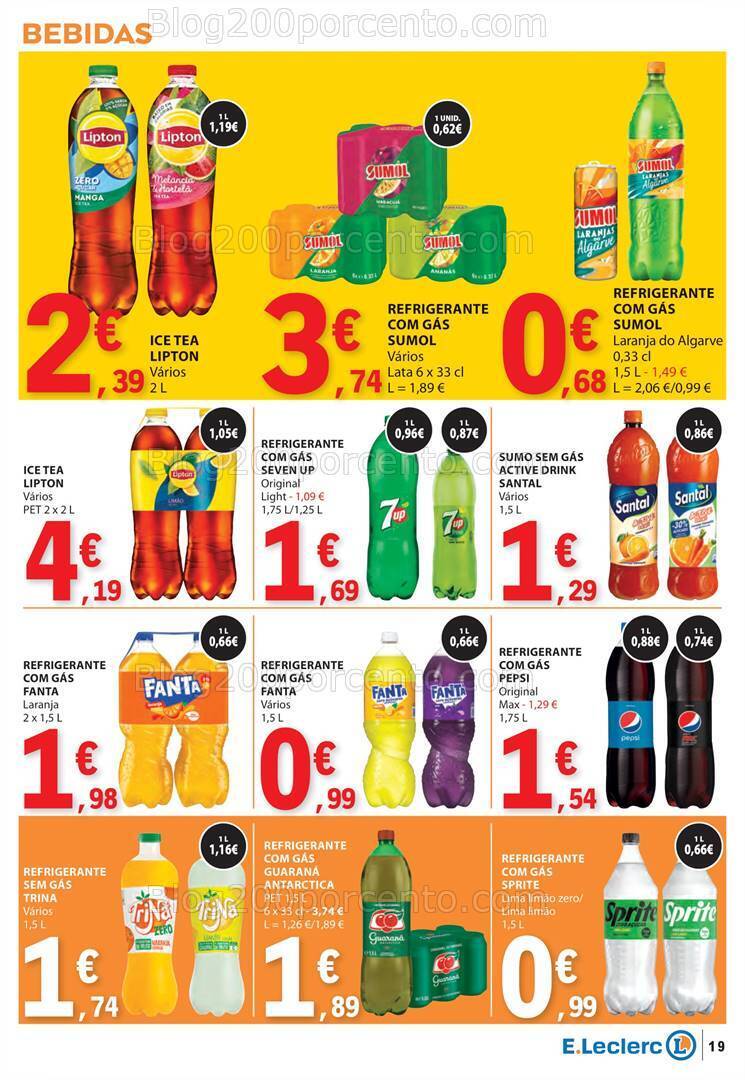 Antevisão Folheto E-LECLERC Promoções de 13 a 19 junho