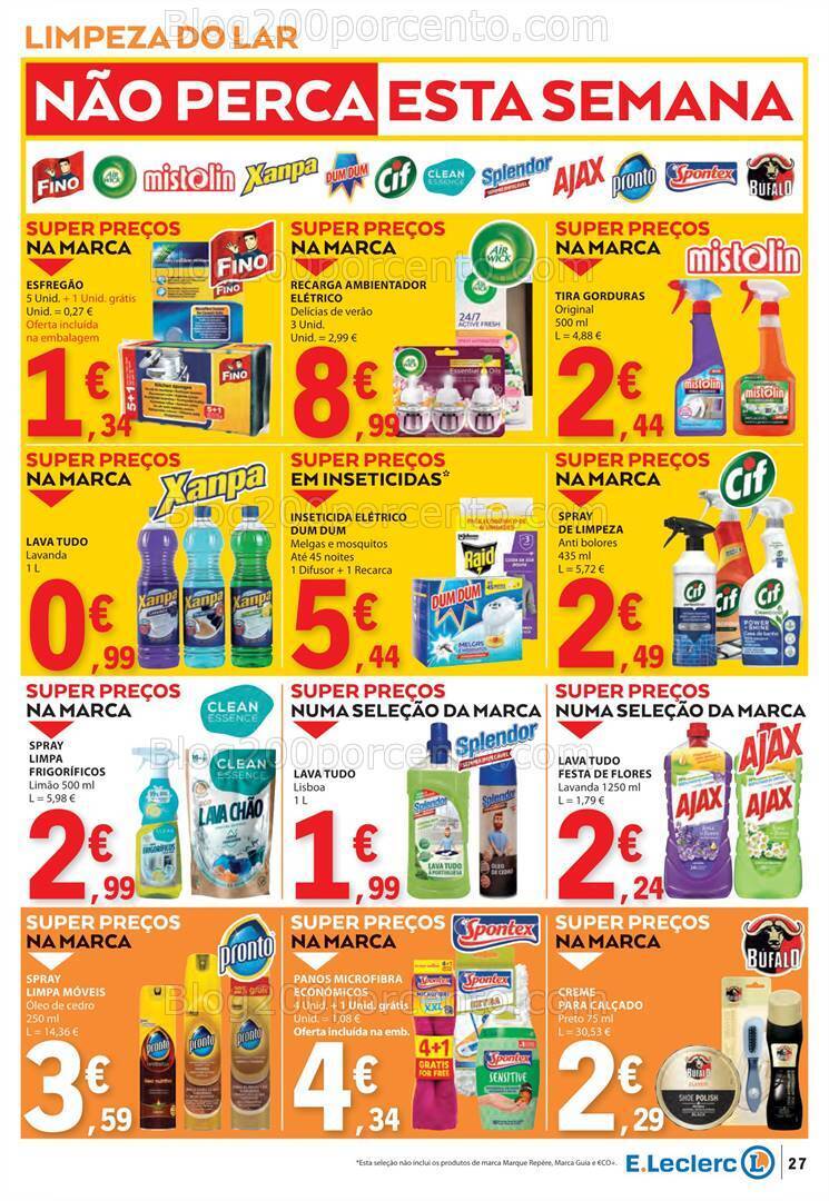 Antevisão Folheto E-LECLERC Promoções de 13 a 19 junho