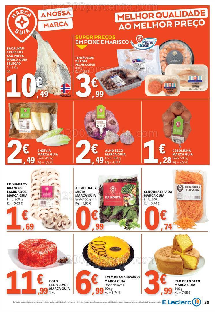 Antevisão Folheto E-LECLERC Marca Própria Promoções de 27 junho a 3 julho