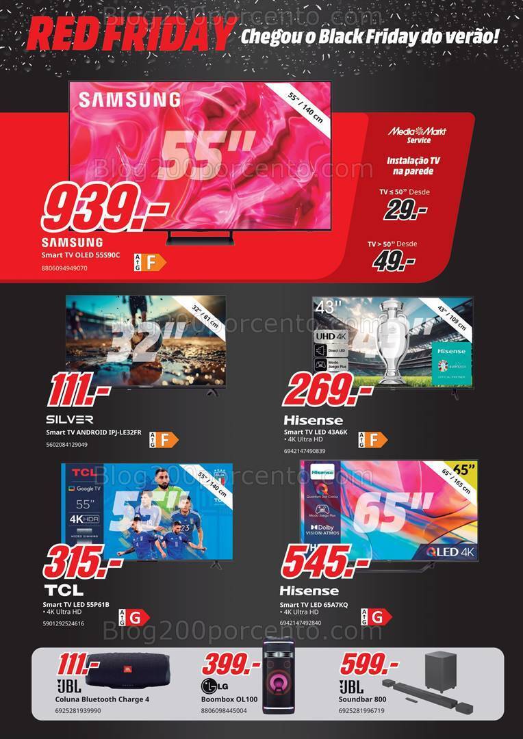 Antevisão Folheto MEDIAMARKT Red Friday Promoções de 27 junho a 2 julho