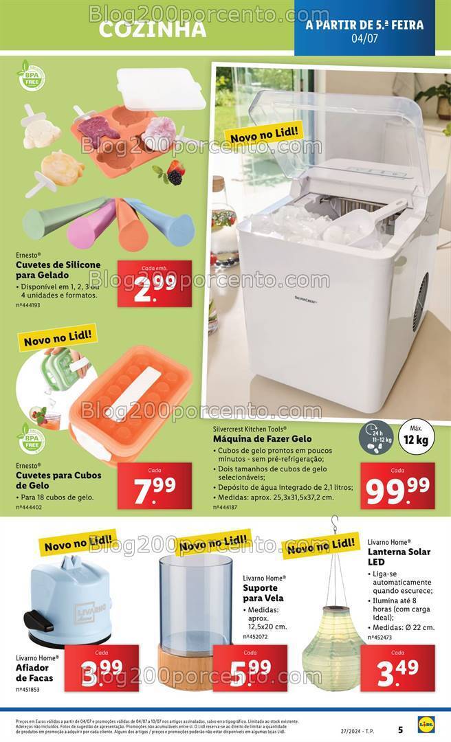 Antevisão Folheto LIDL Promoções de 4 a 10 julho
