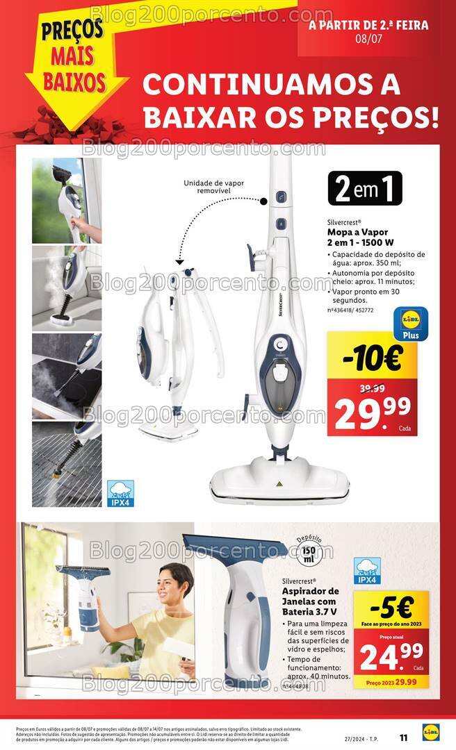 Antevisão Folheto LIDL Promoções de 4 a 10 julho