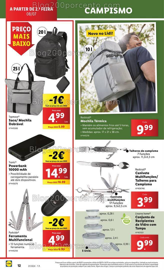 Antevisão Folheto LIDL Promoções de 4 a 10 julho