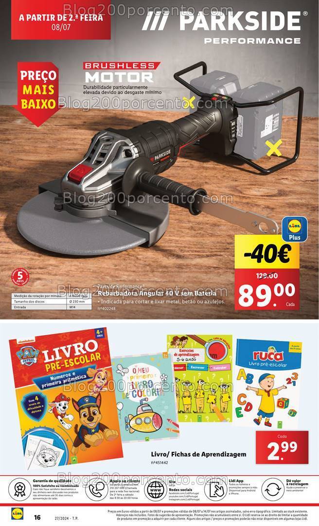 Antevisão Folheto LIDL Promoções de 4 a 10 julho