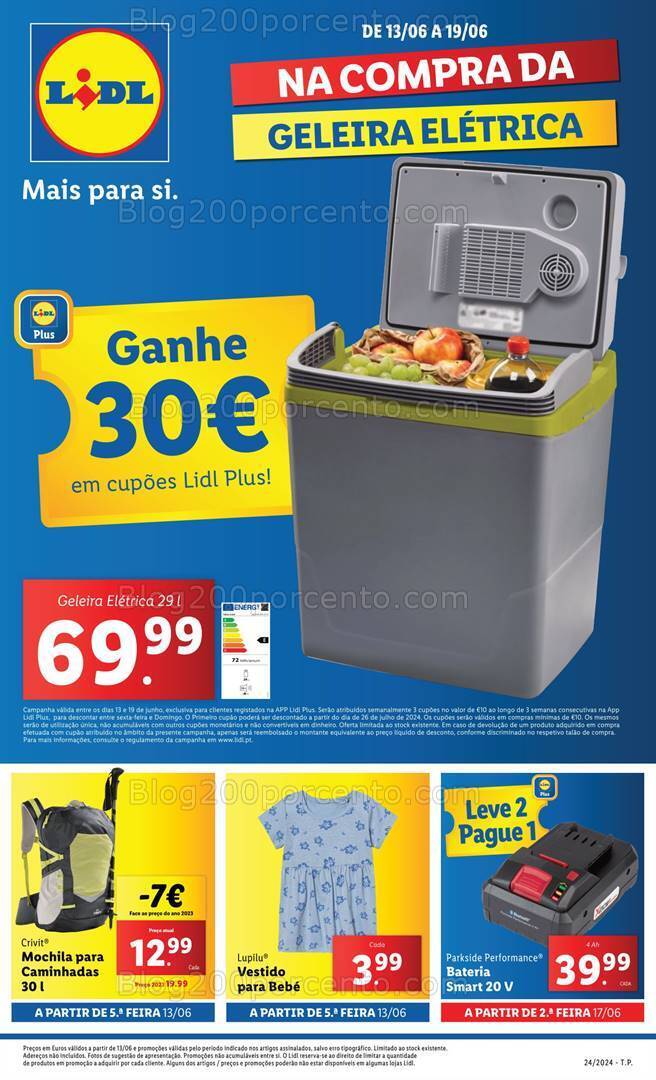 Antevisão Folheto LIDL Bazar Promoções a partir de 13 junho