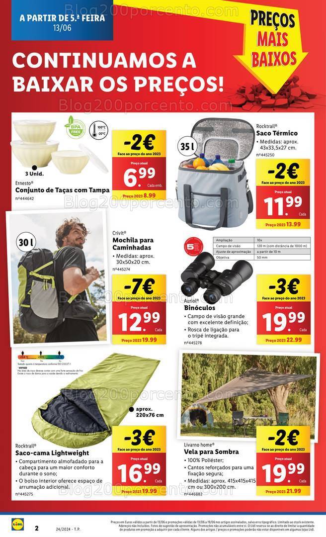 Antevisão Folheto LIDL Bazar Promoções a partir de 13 junho