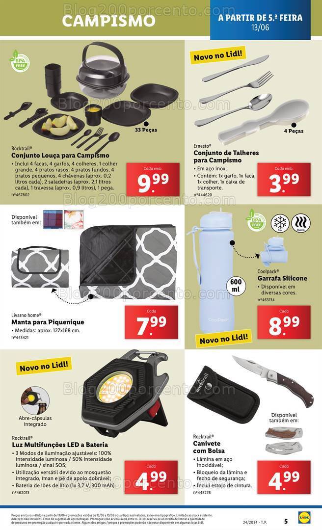 Antevisão Folheto LIDL Bazar Promoções a partir de 13 junho