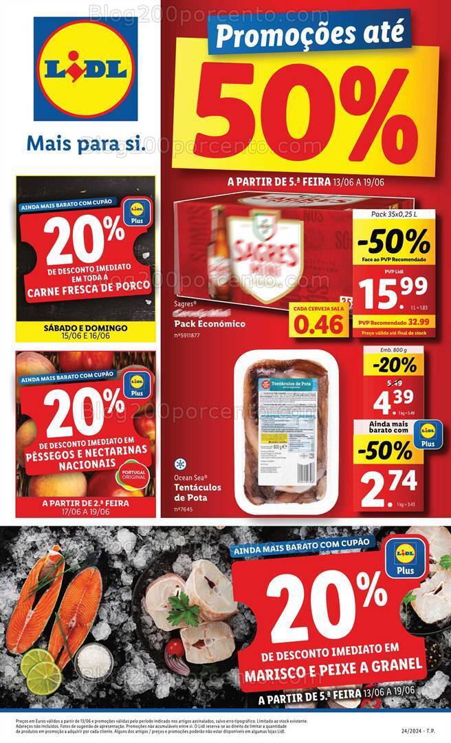 Antevisão Folheto LIDL Promoções de 13 a 19 junho
